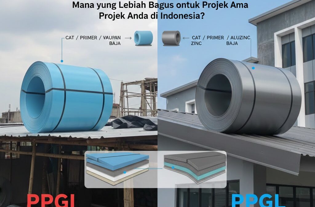 Perbedaan PPGI vs PPGL untuk atap dan baja ringan SNI